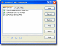 Anewsoft MP3 Converter screenshot